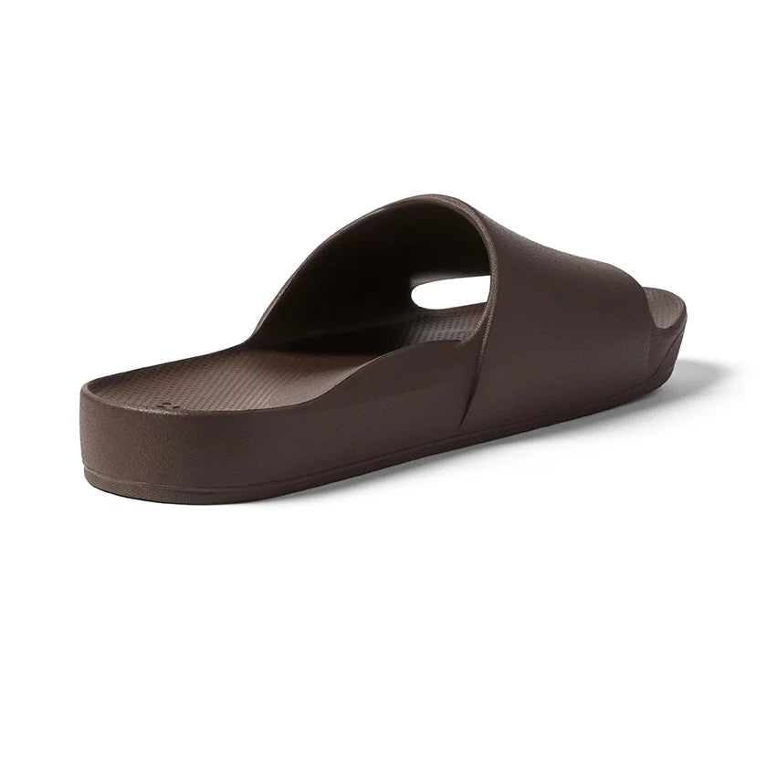 Arch Support Slides - Classic - Brown - Soft Step Sandals