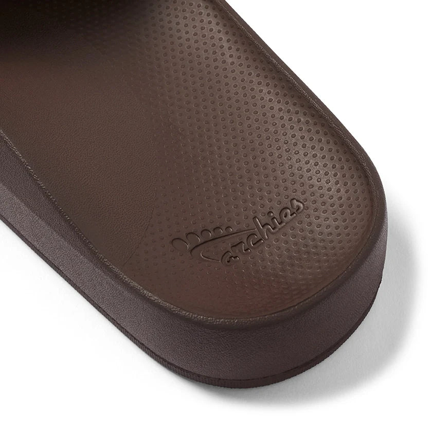 Arch Support Slides - Classic - Brown - Soft Step Sandals