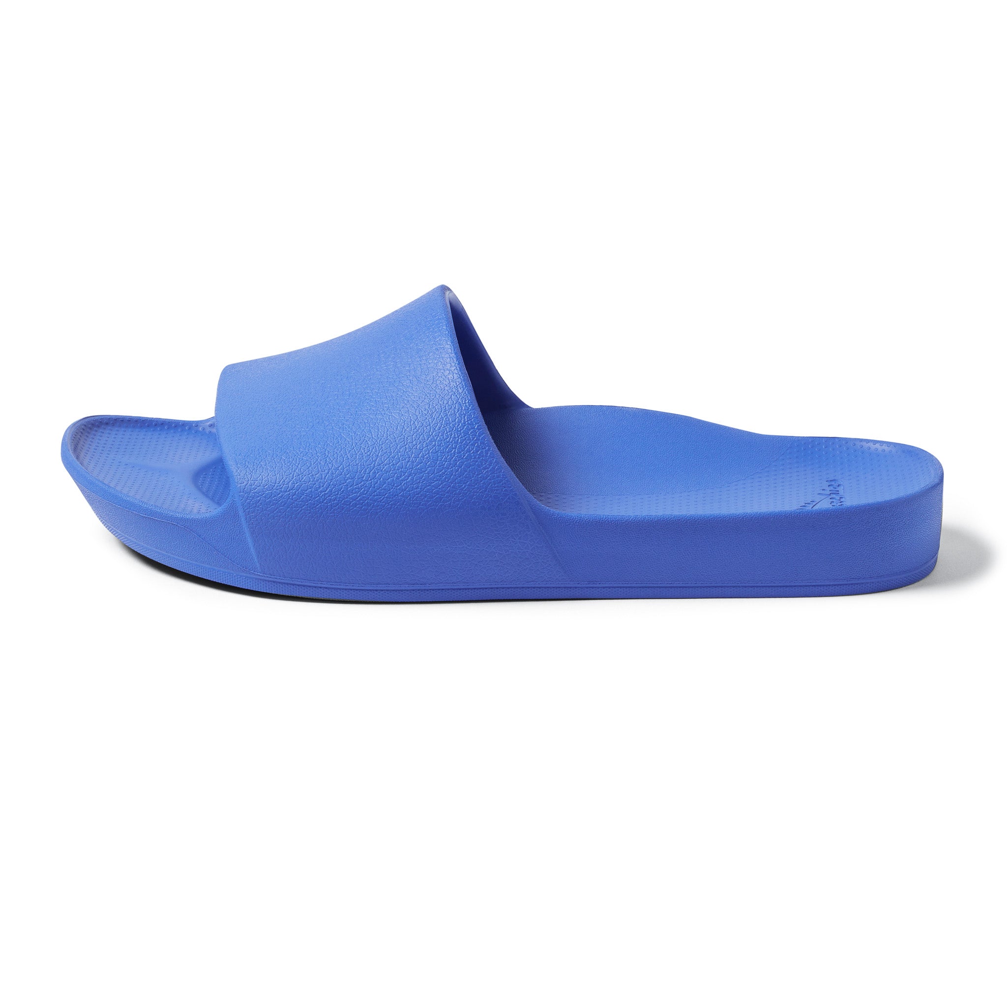 Arch Support Slides - Classic - Royal Blue - Clean Look Contour Sandals