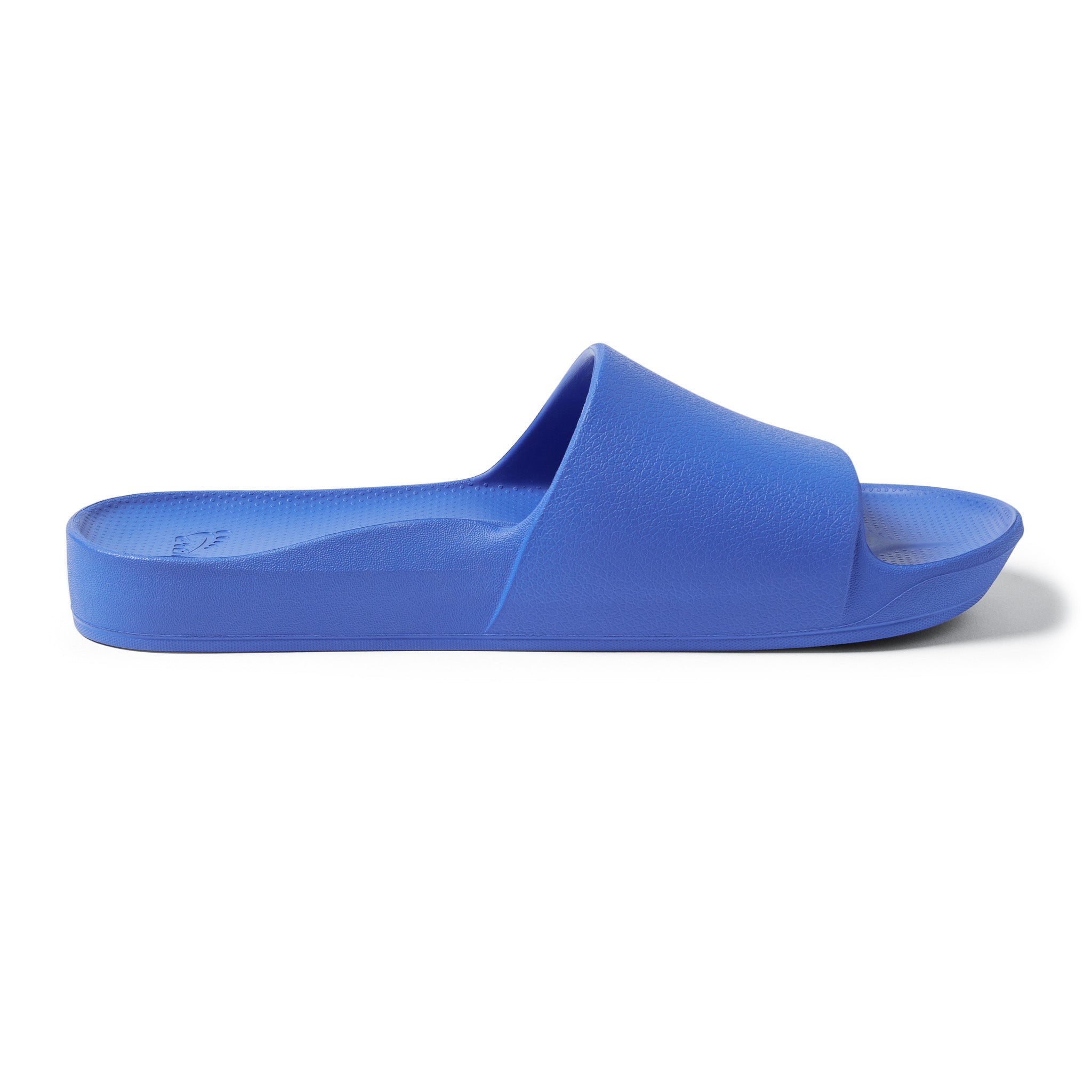 Arch Support Slides - Classic - Royal Blue - Clean Look Contour Sandals