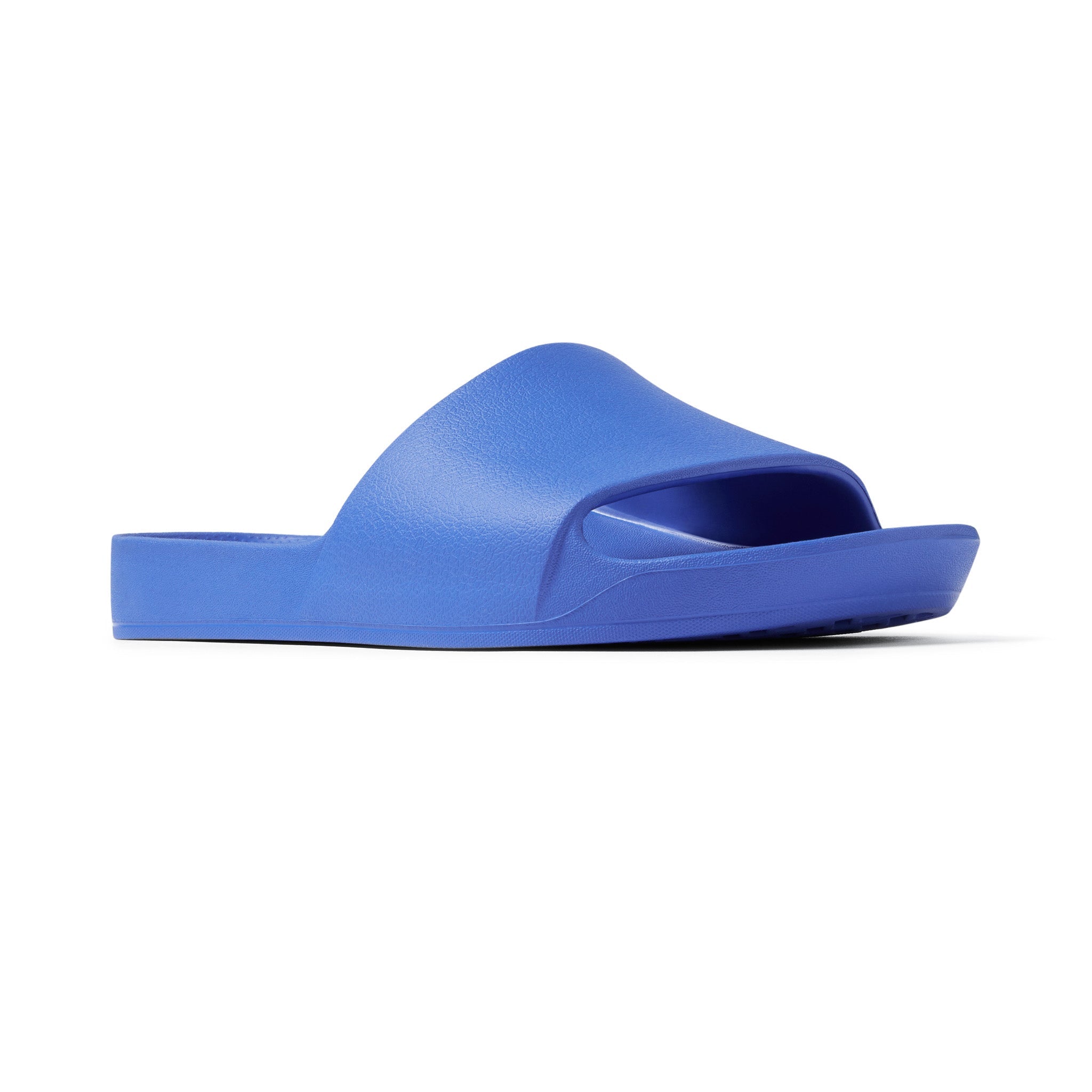 Arch Support Slides - Classic - Royal Blue - Clean Look Contour Sandals