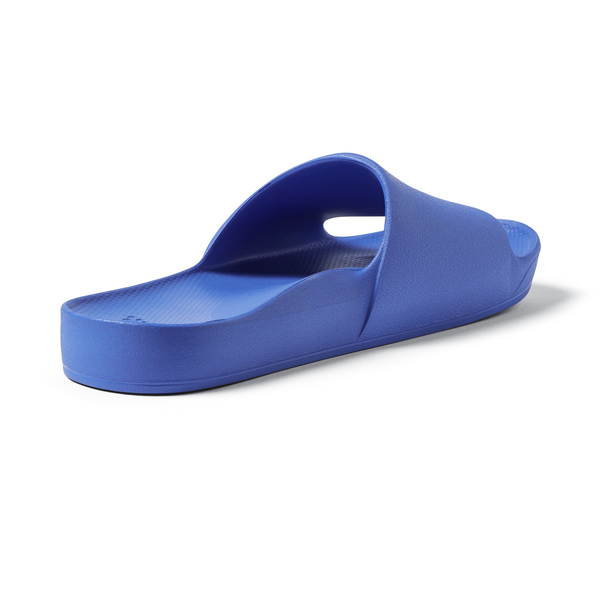 Arch Support Slides - Classic - Royal Blue - Clean Look Contour Sandals
