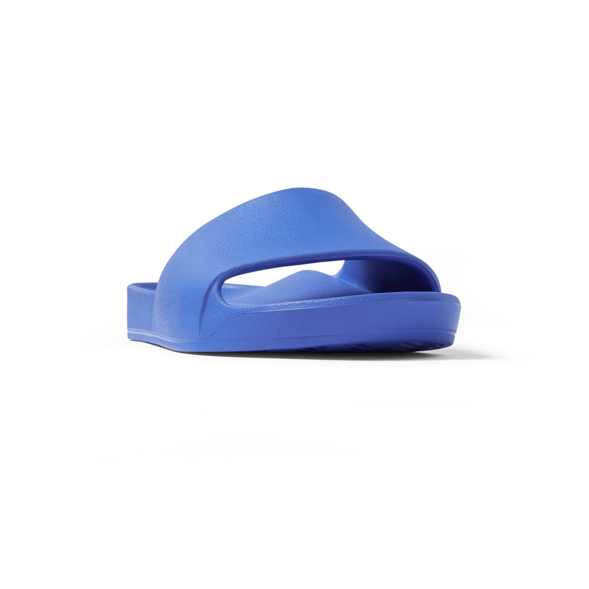 Arch Support Slides - Classic - Royal Blue - Clean Look Contour Sandals