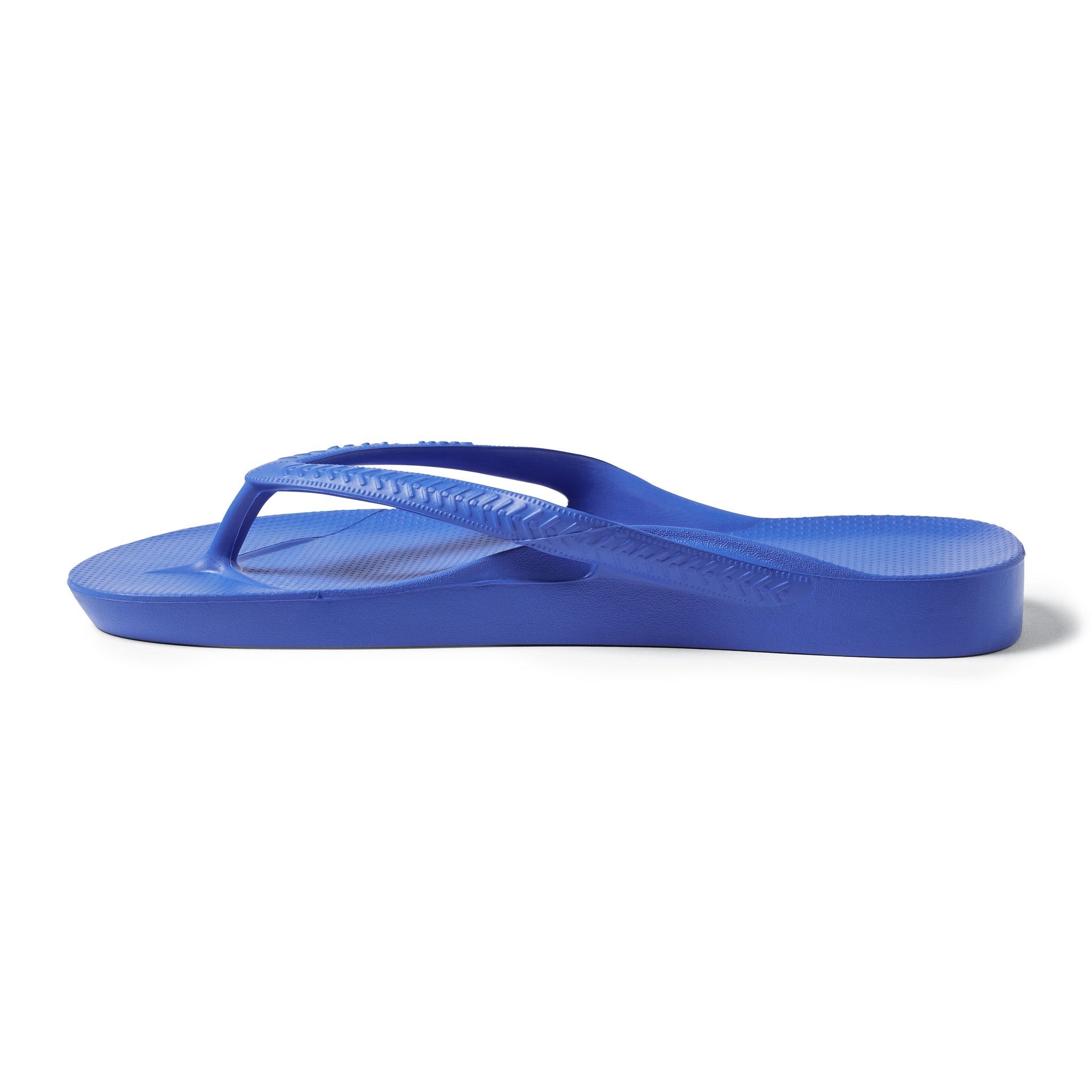 Arch Support Flip Flops - Classic - Royal Blue - Cushioned Slip On Sandals