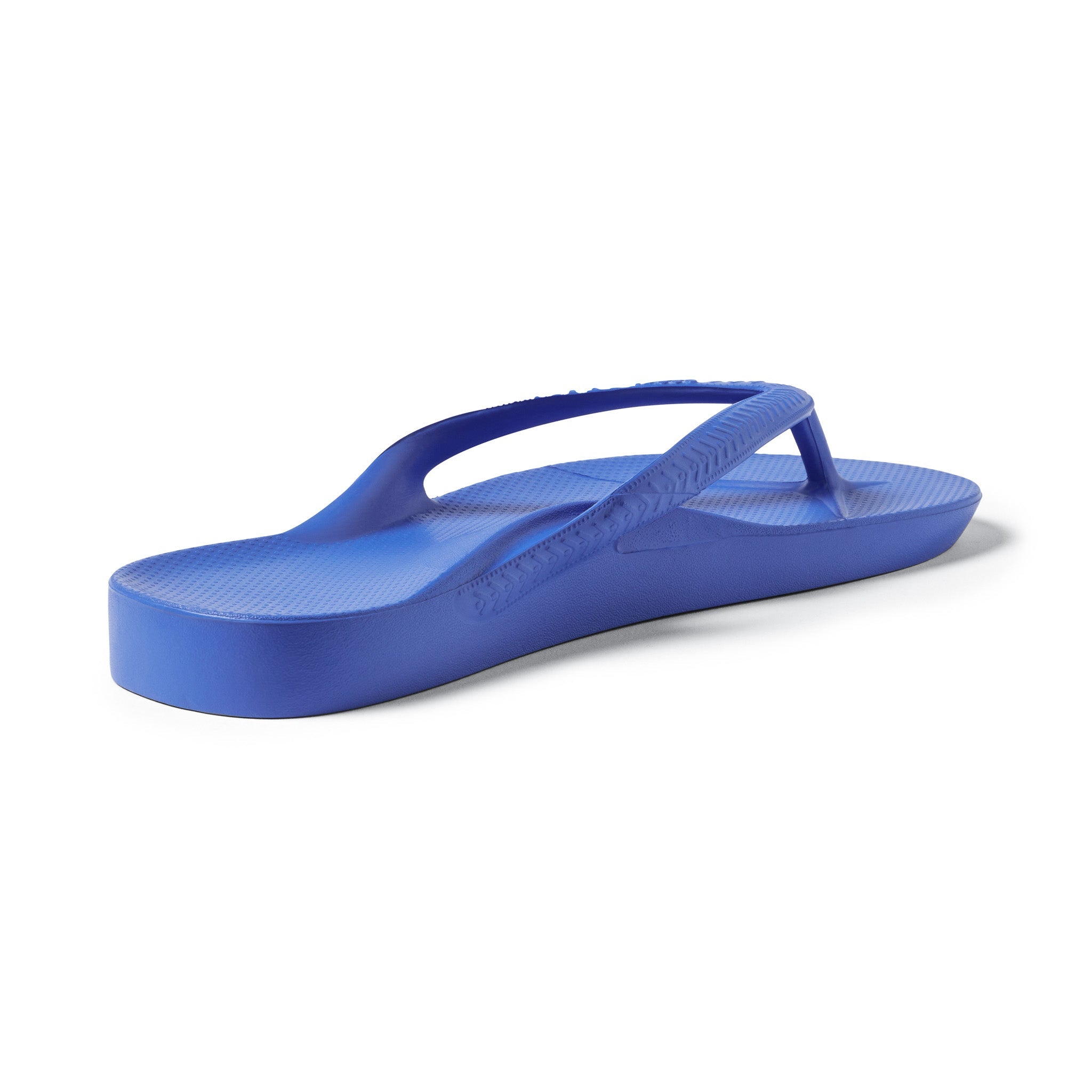 Arch Support Flip Flops - Classic - Royal Blue - Cushioned Slip On Sandals