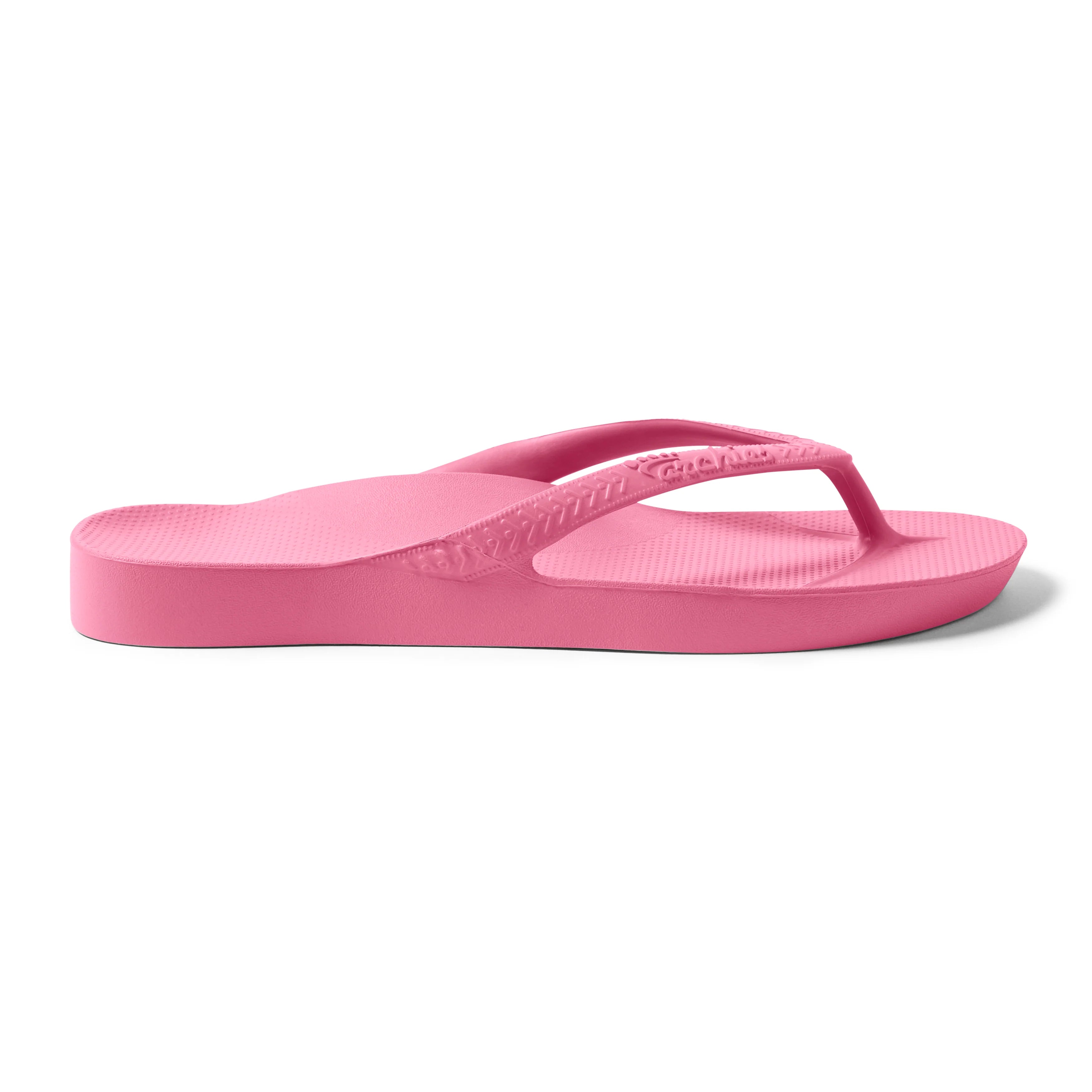 Arch Support Flip Flops - Classic - Hot Pink - Pool Ready Walking Sandals