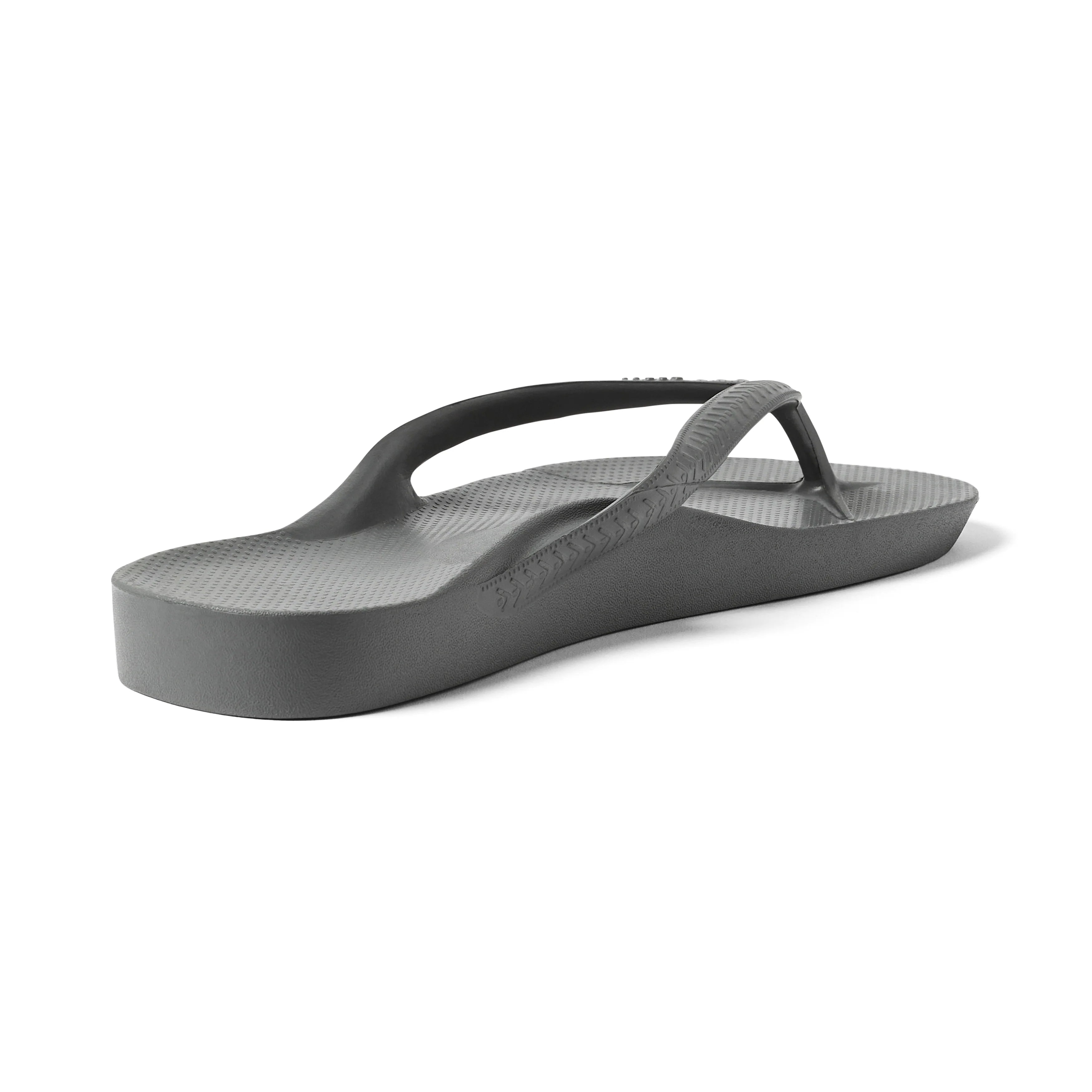 Arch Support Flip Flops - Classic - Charcoal - Walk Ready Easy Fit Slides