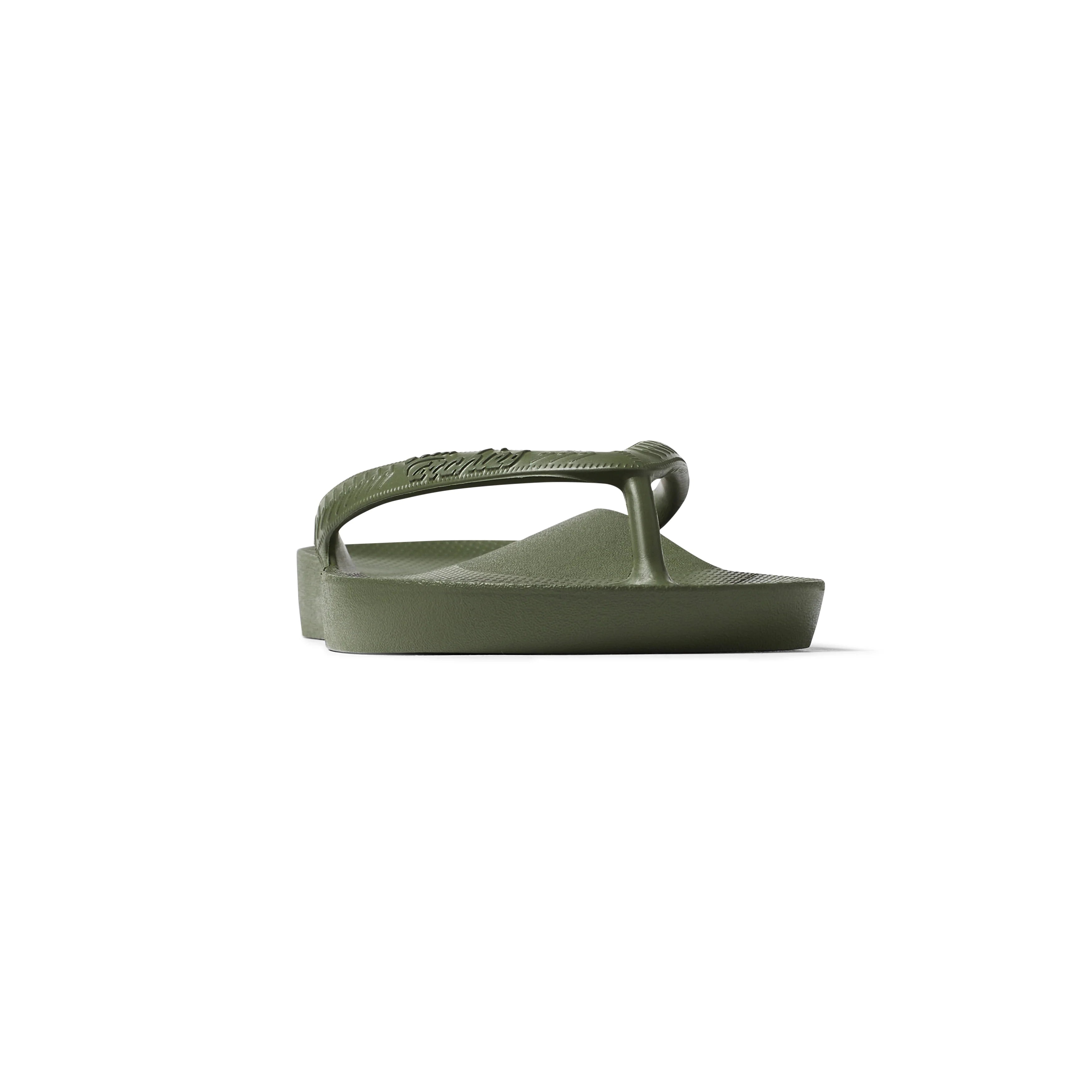 Arch Support Flip Flops - Classic - Olive - Supportive Beach Sandals
