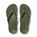 Arch Support Flip Flops - Classic - Olive - Supportive Beach Sandals