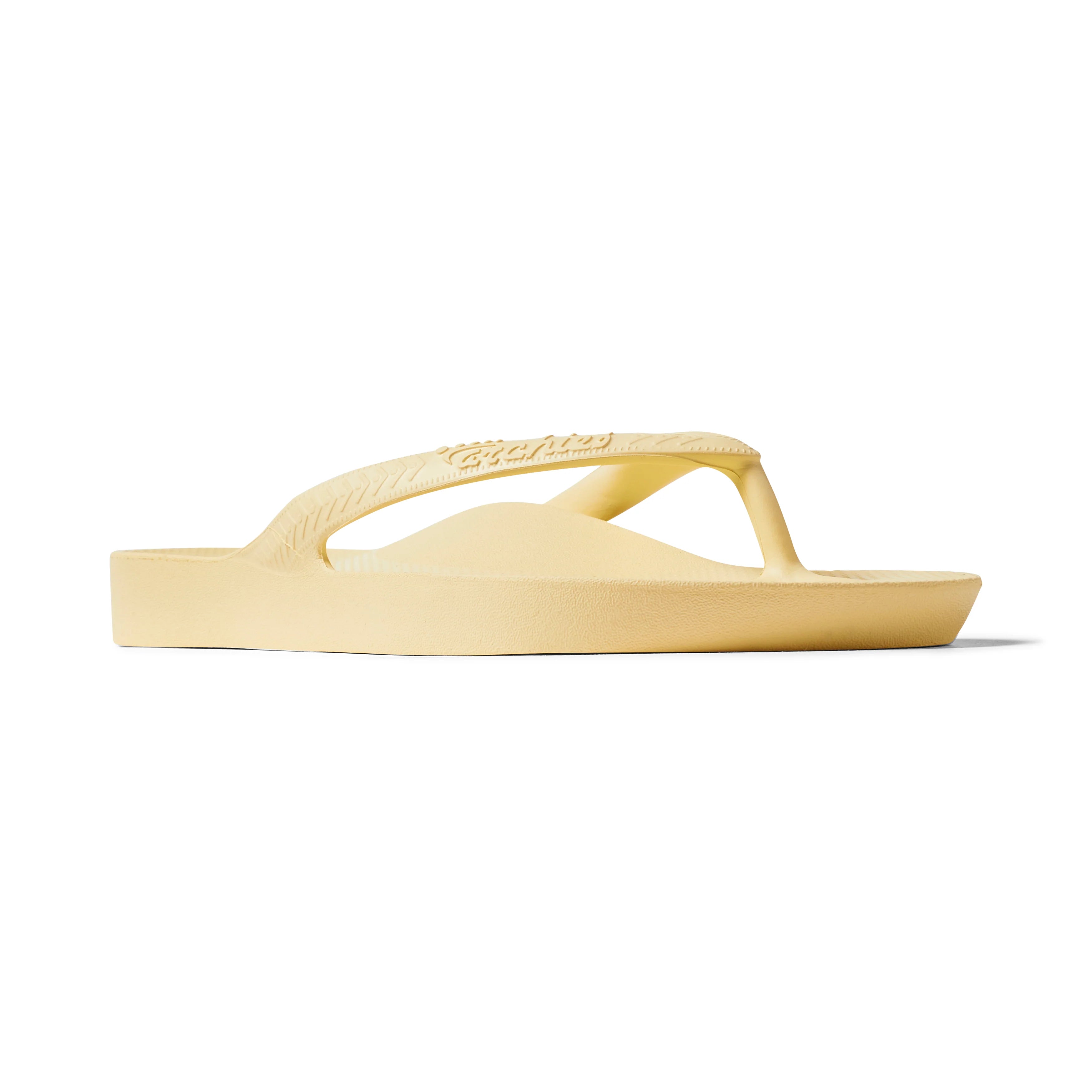 Arch Support Flip Flops - Classic - Lemon - Pool Ready Warm Weather Sandals