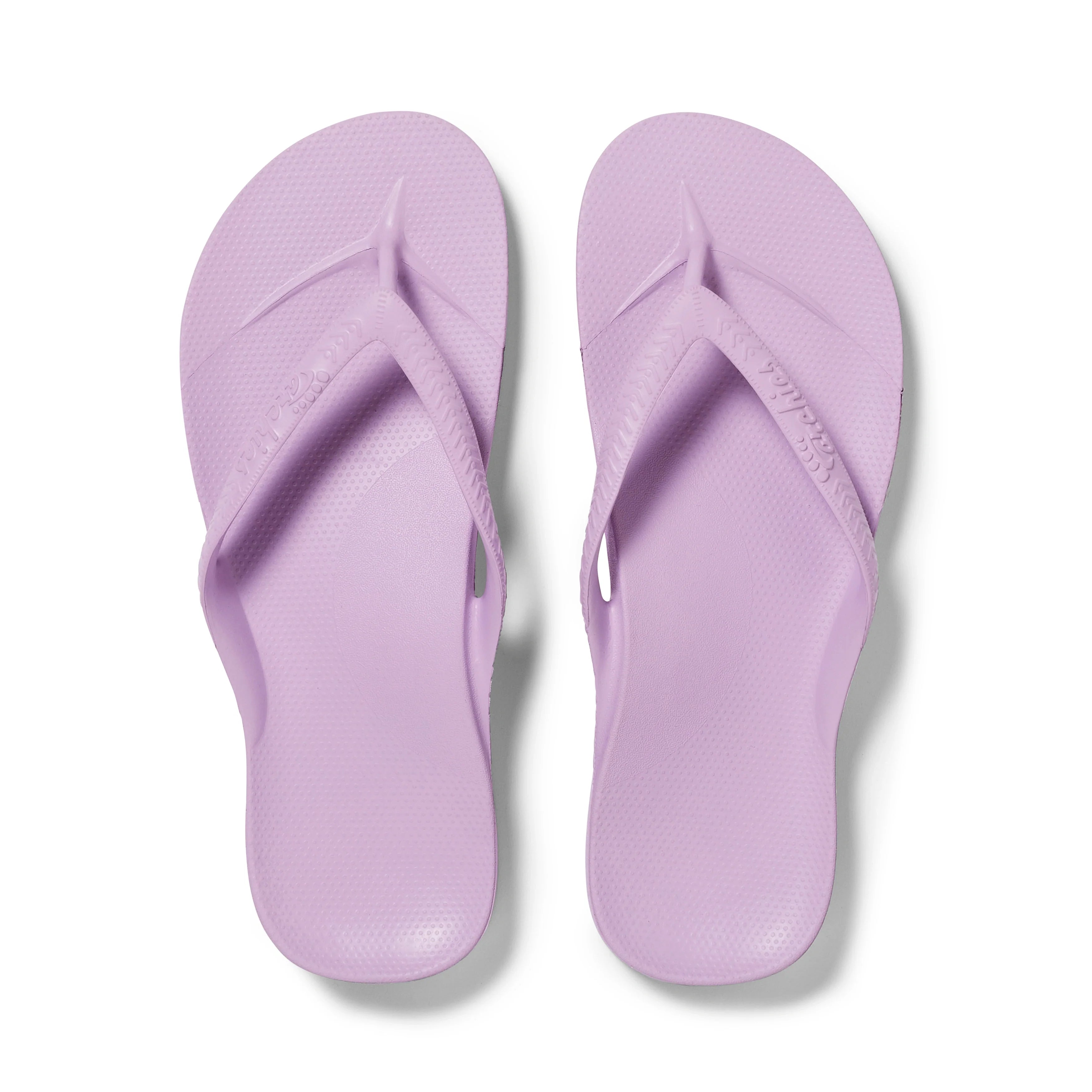 Arch Support Flip Flops - Classic - Lilac - Travel Ready Support Slides