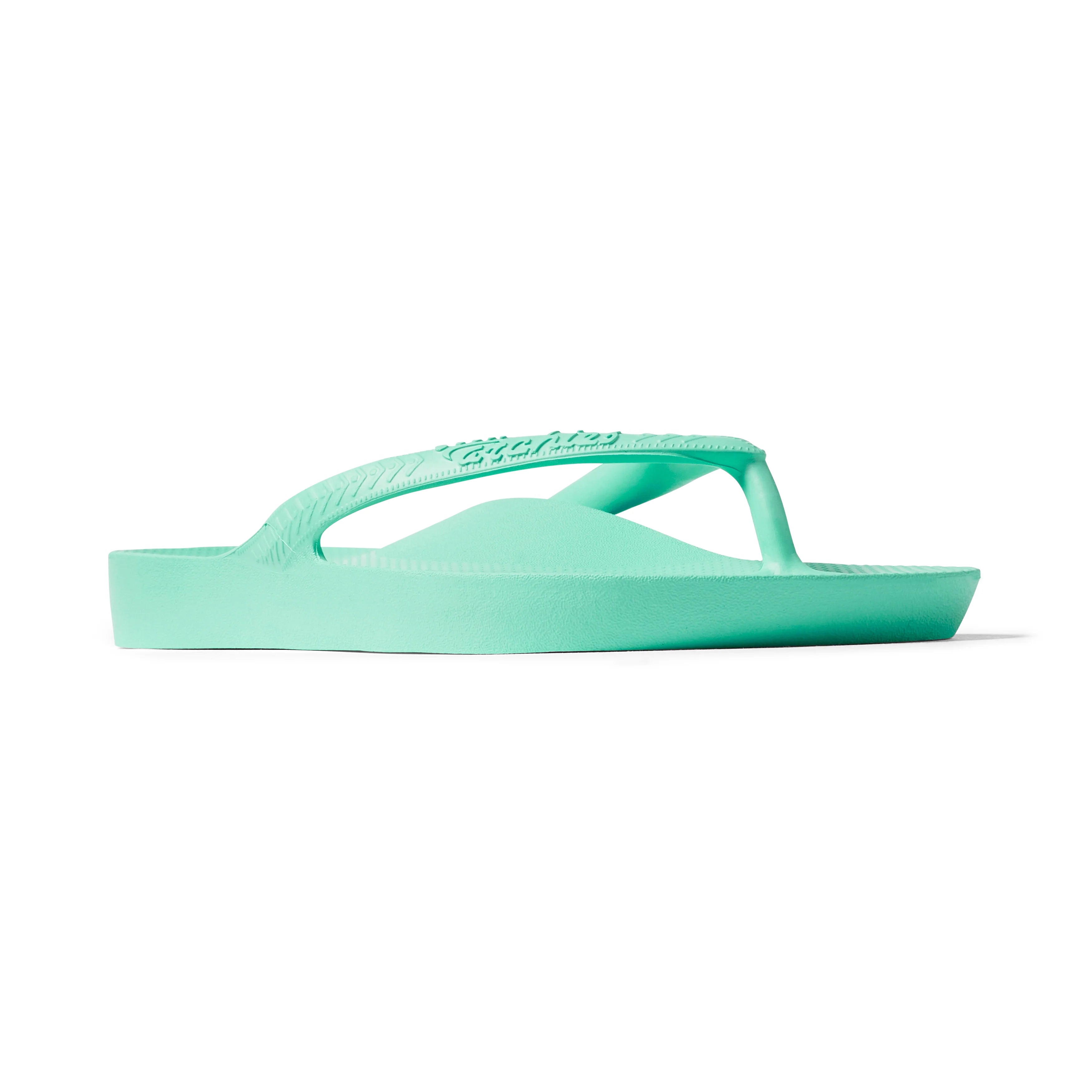 Arch Support Flip Flops - Classic - Mint - Cushioned Weekend Slides