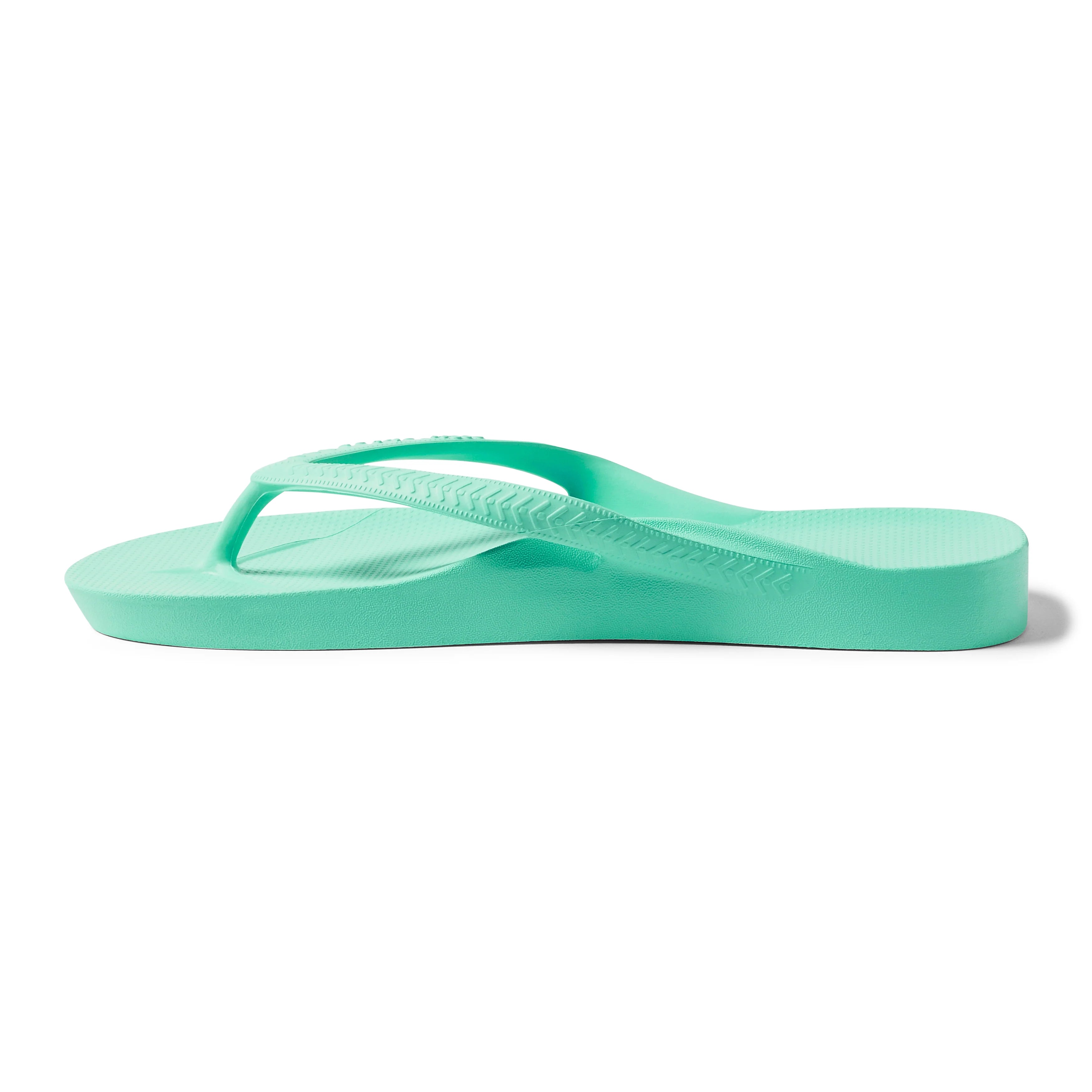 Arch Support Flip Flops - Classic - Mint - Cushioned Weekend Slides