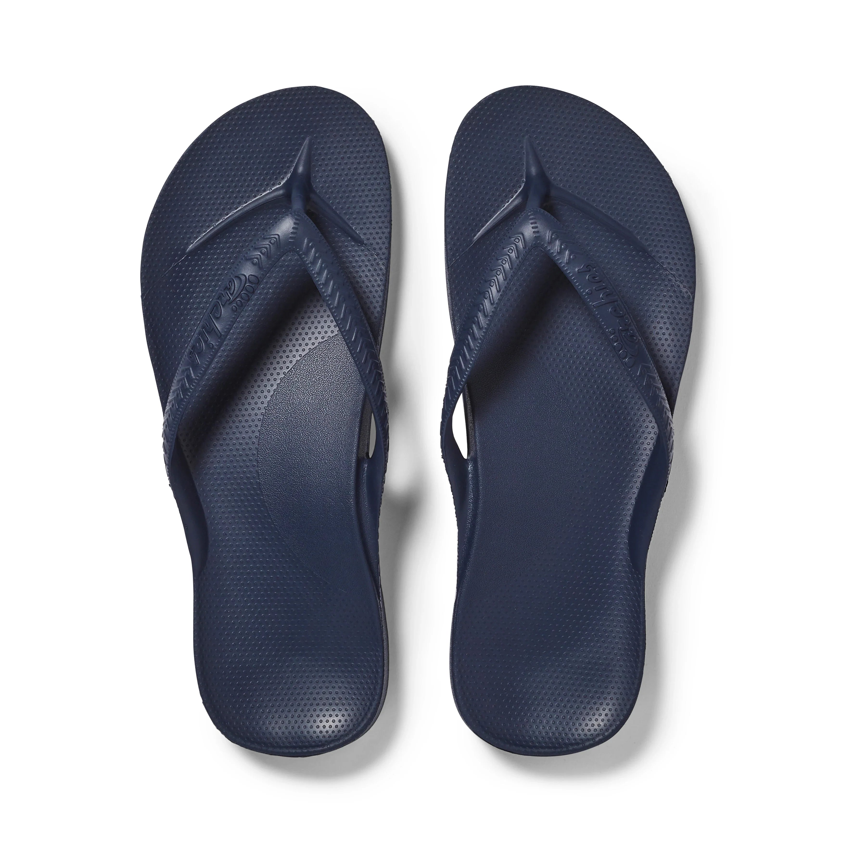 Arch Support Flip Flops - Classic - Navy - Classic Beach Sandals