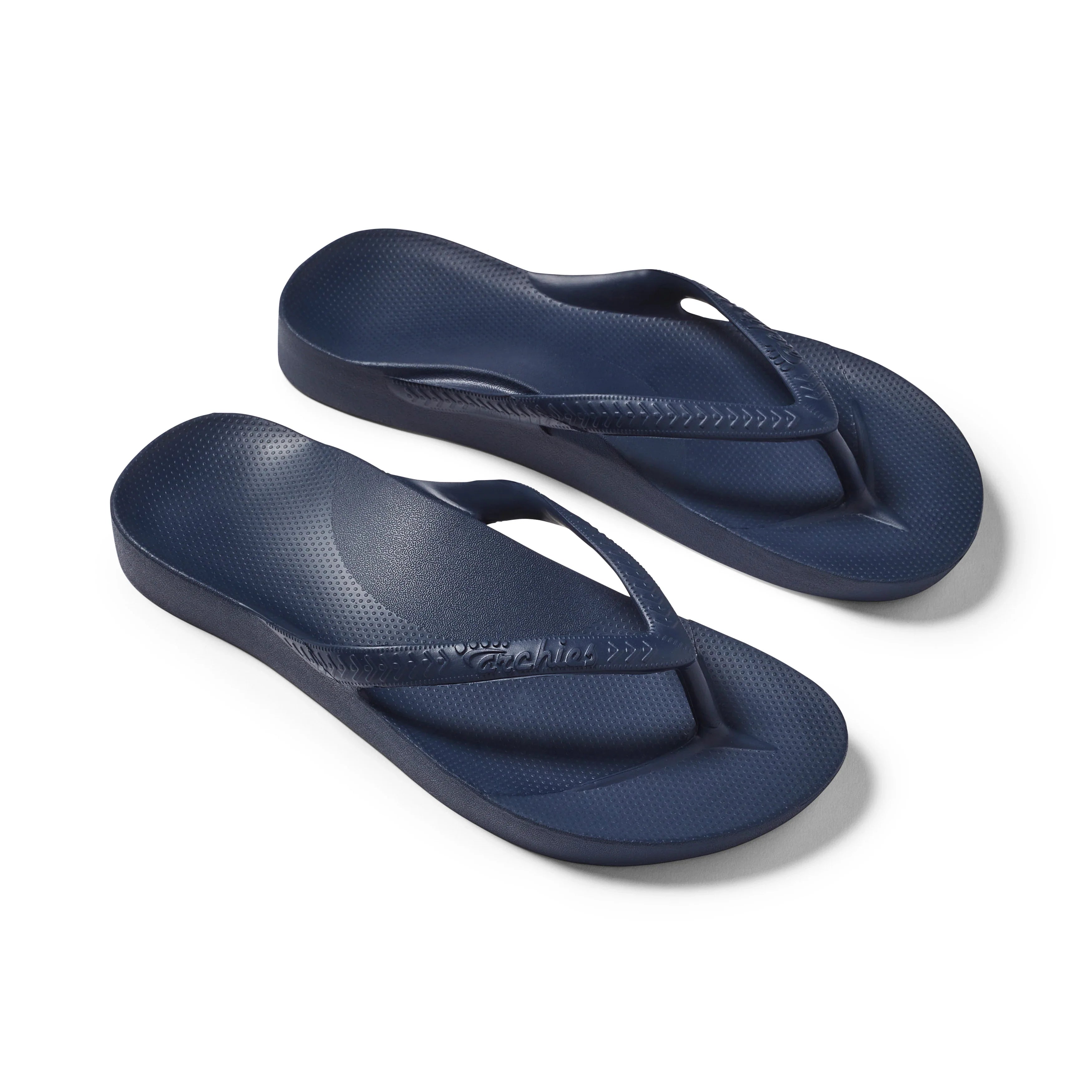 Arch Support Flip Flops - Classic - Navy - Classic Beach Sandals