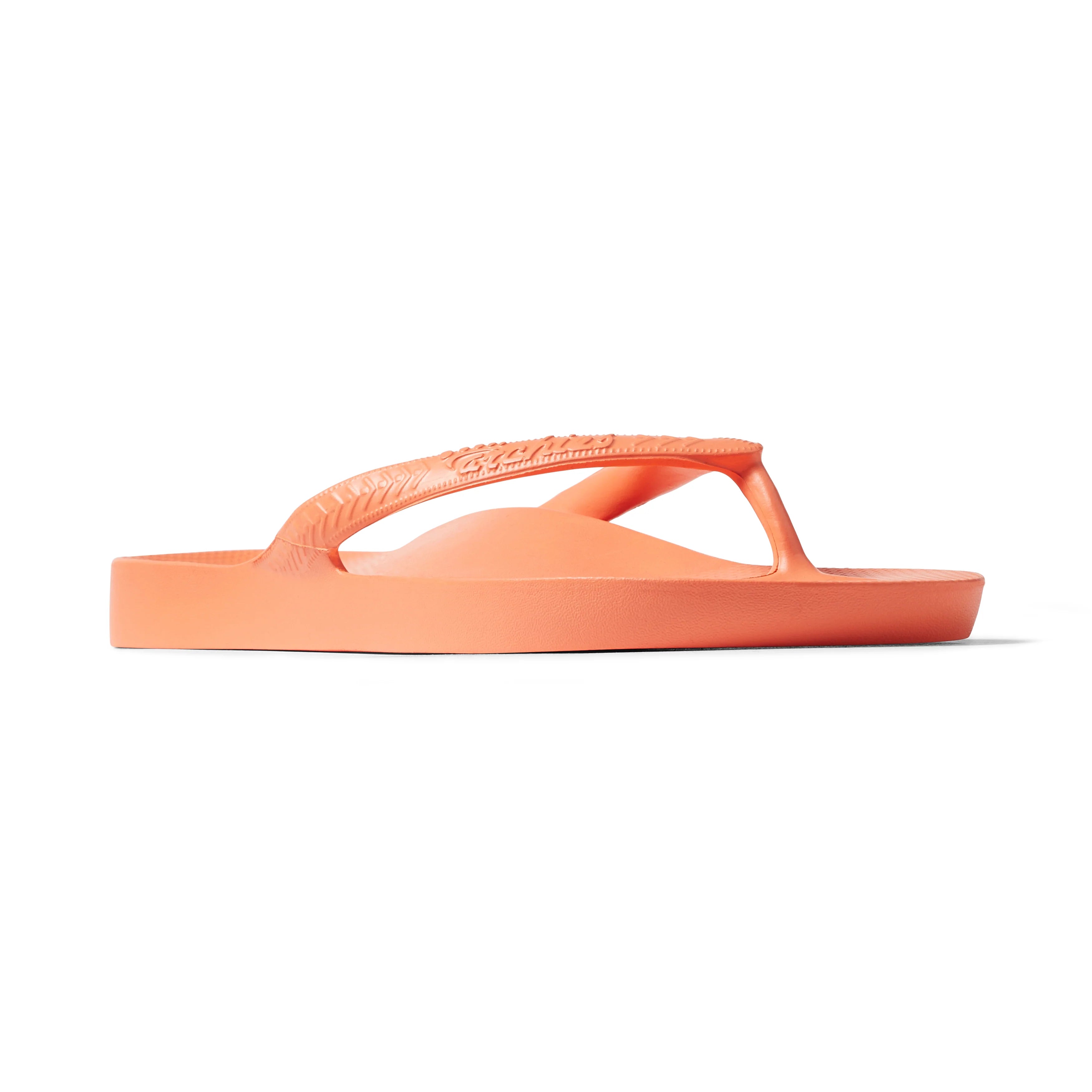 Arch Support Flip Flops - Classic - Peach - Beach Ready Vacation Sandals