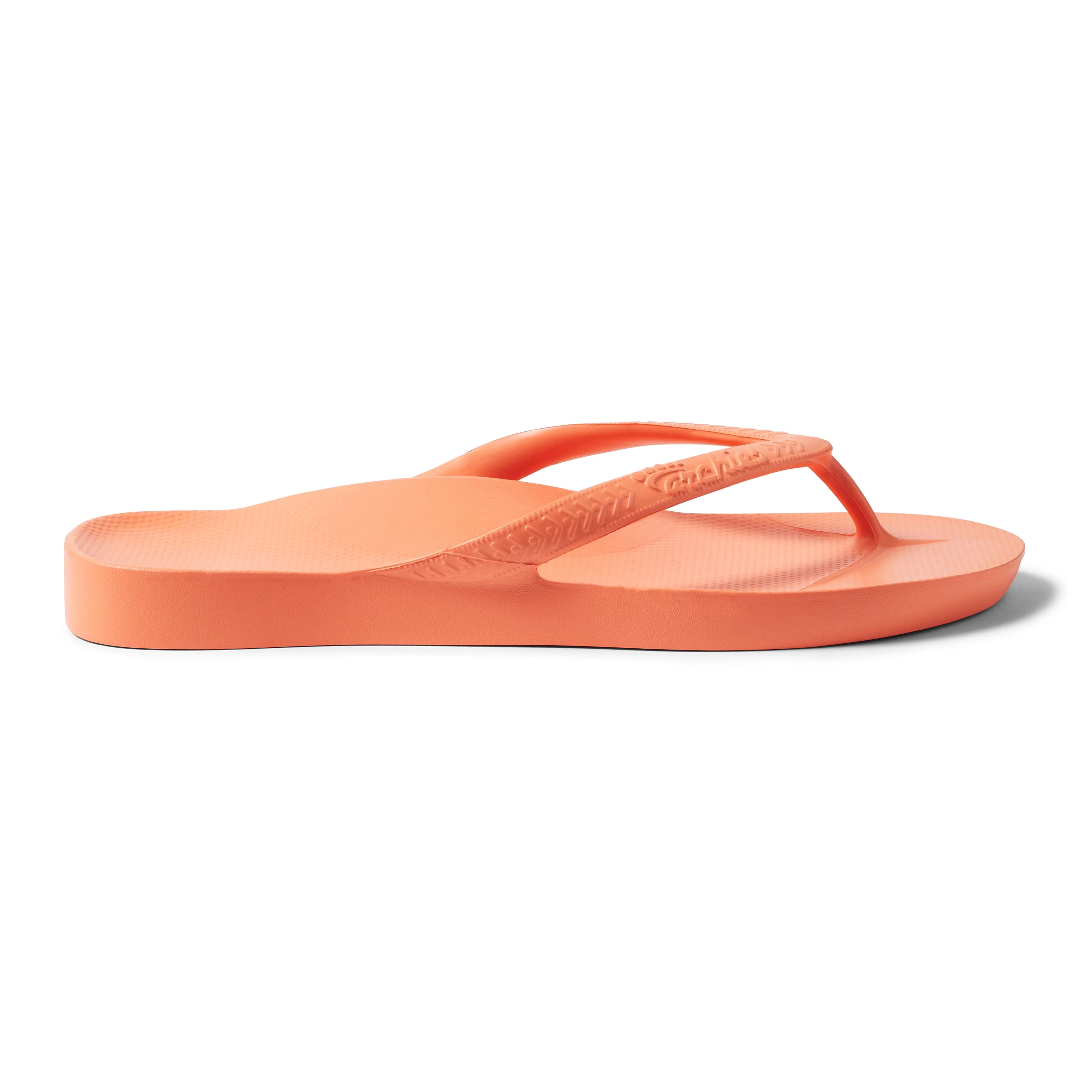 Arch Support Flip Flops - Classic - Peach - Beach Ready Vacation Sandals
