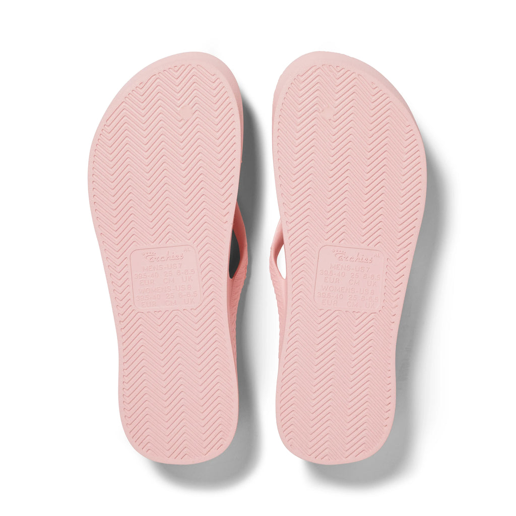 Arch Support Flip Flops - Classic - Pink - Pool Ready Comfort Slides