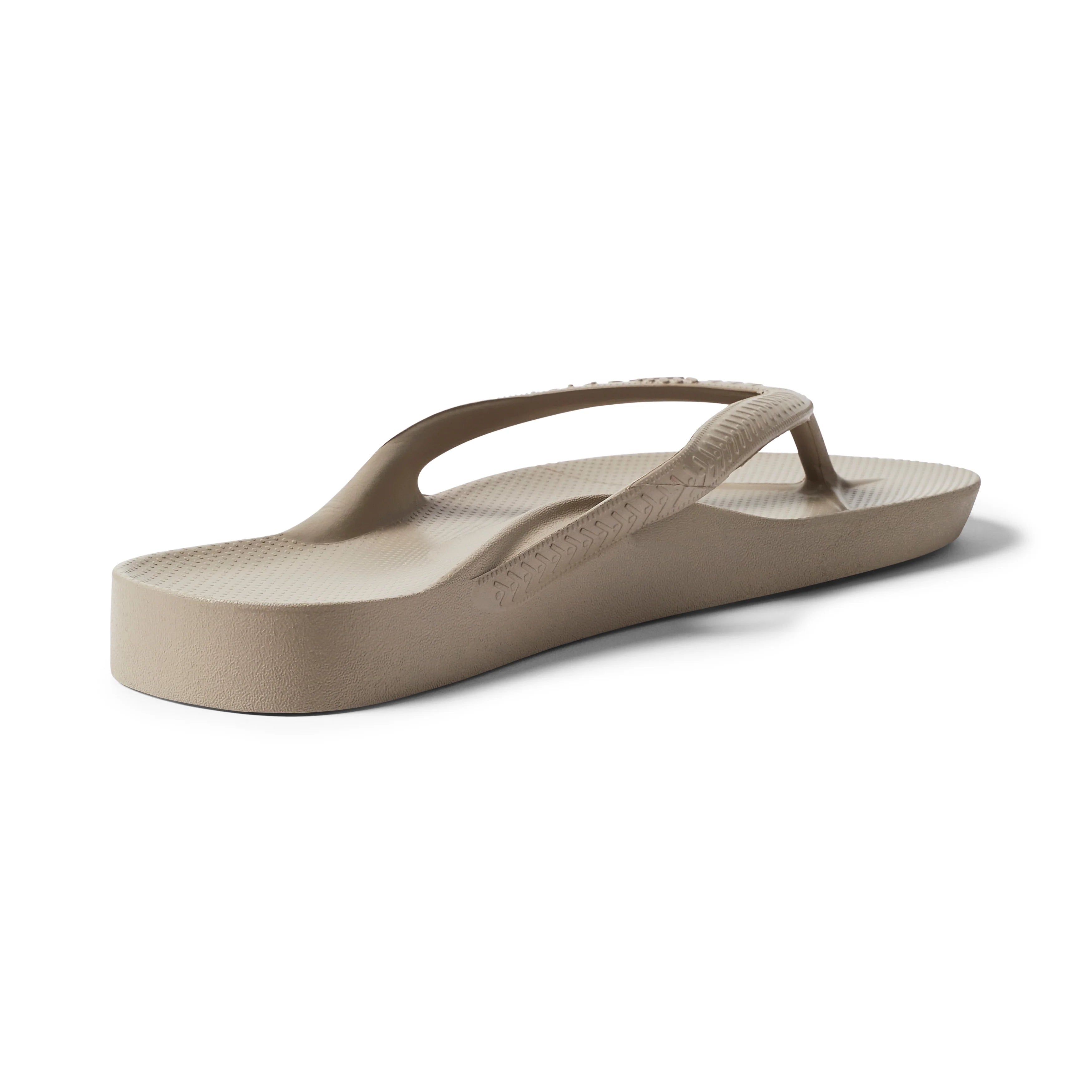 Arch Support Flip Flops - Classic - Taupe - Beach Ready Flip Flops