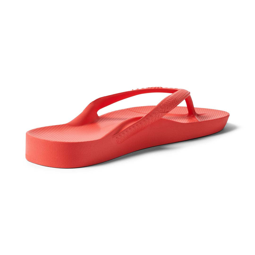 Arch Support Flip Flops - Classic - Coral - Modern Easy Fit Slides