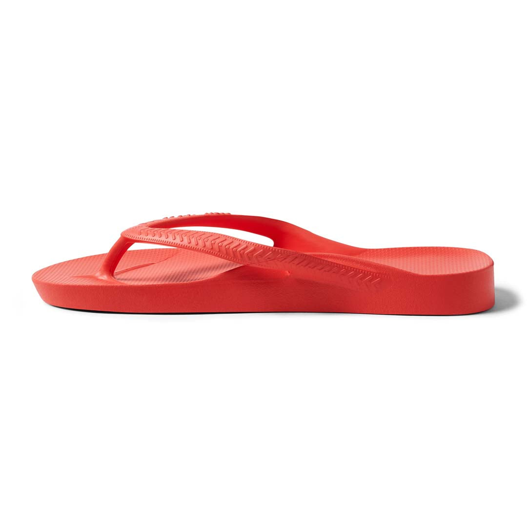 Arch Support Flip Flops - Classic - Coral - Modern Easy Fit Slides
