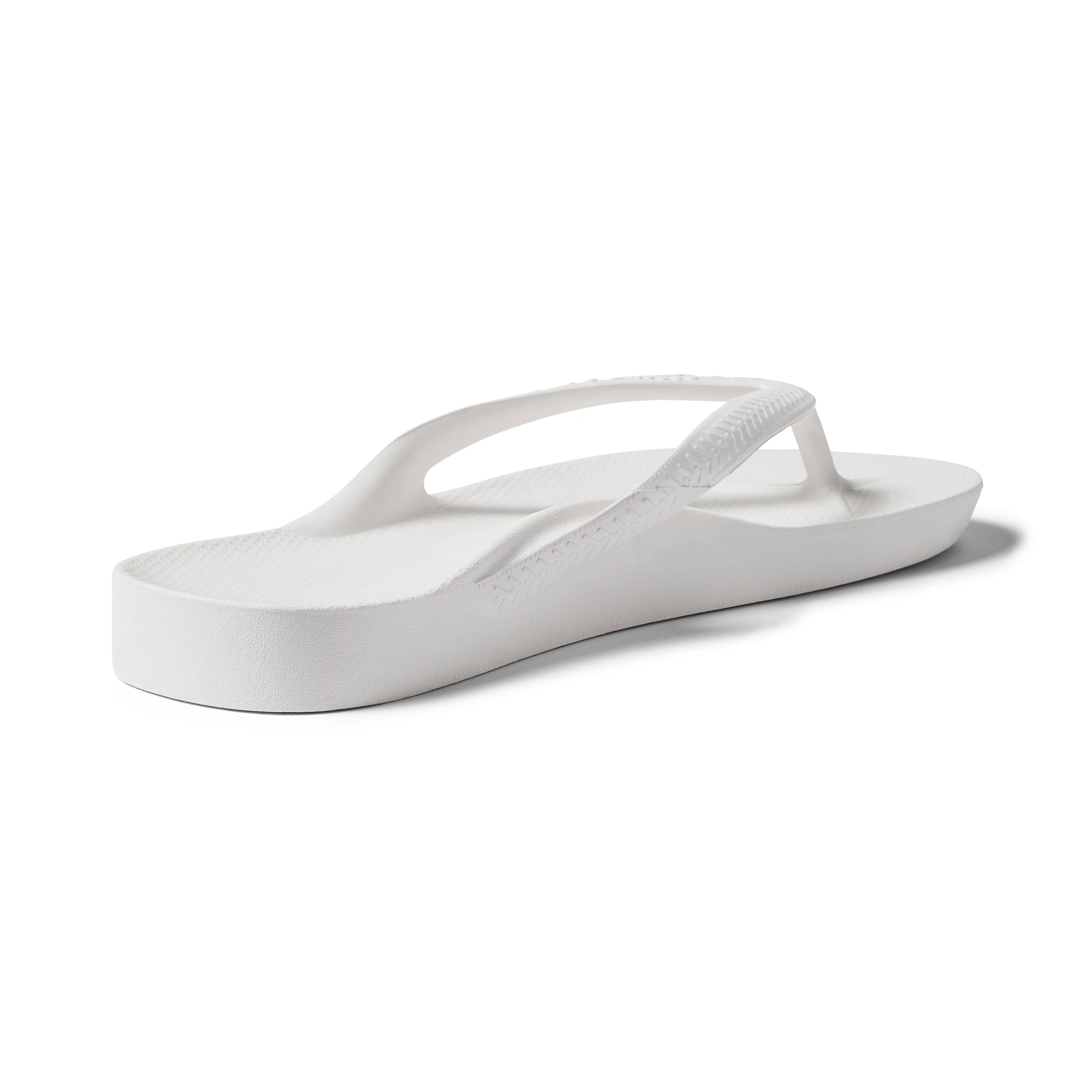 Arch Support Flip Flops - Classic - White - Daily Open Toe Sandals