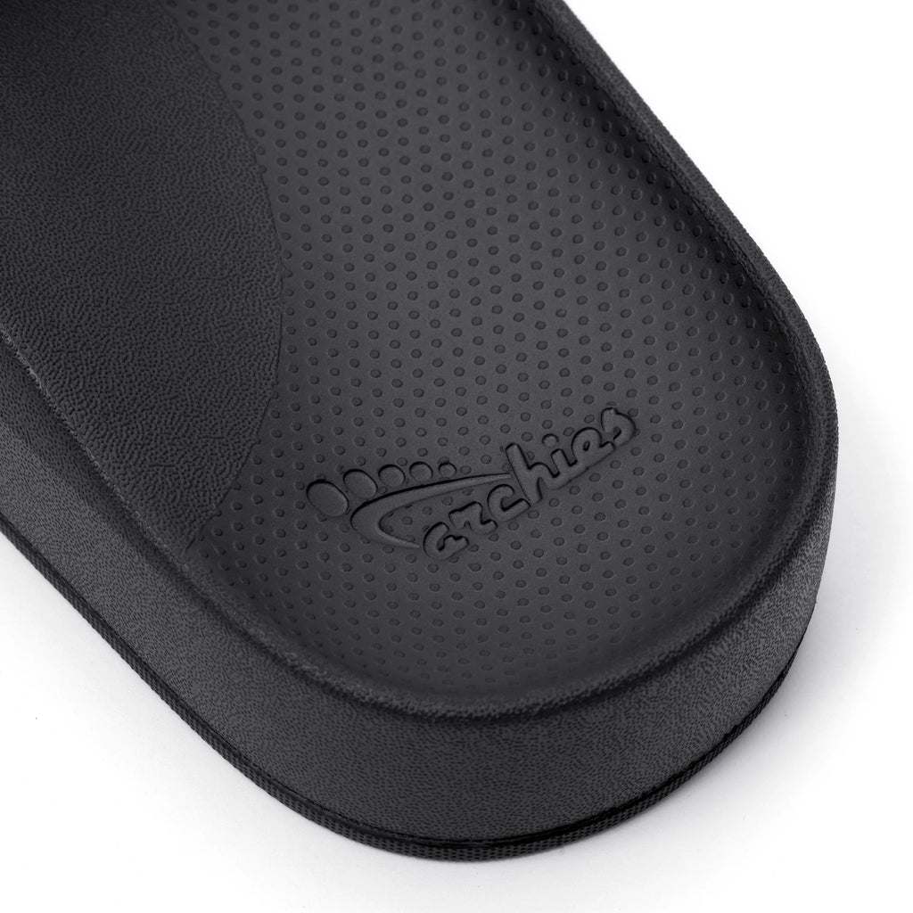 Arch Support Slides - Classic - Black - Simple Summer Slides