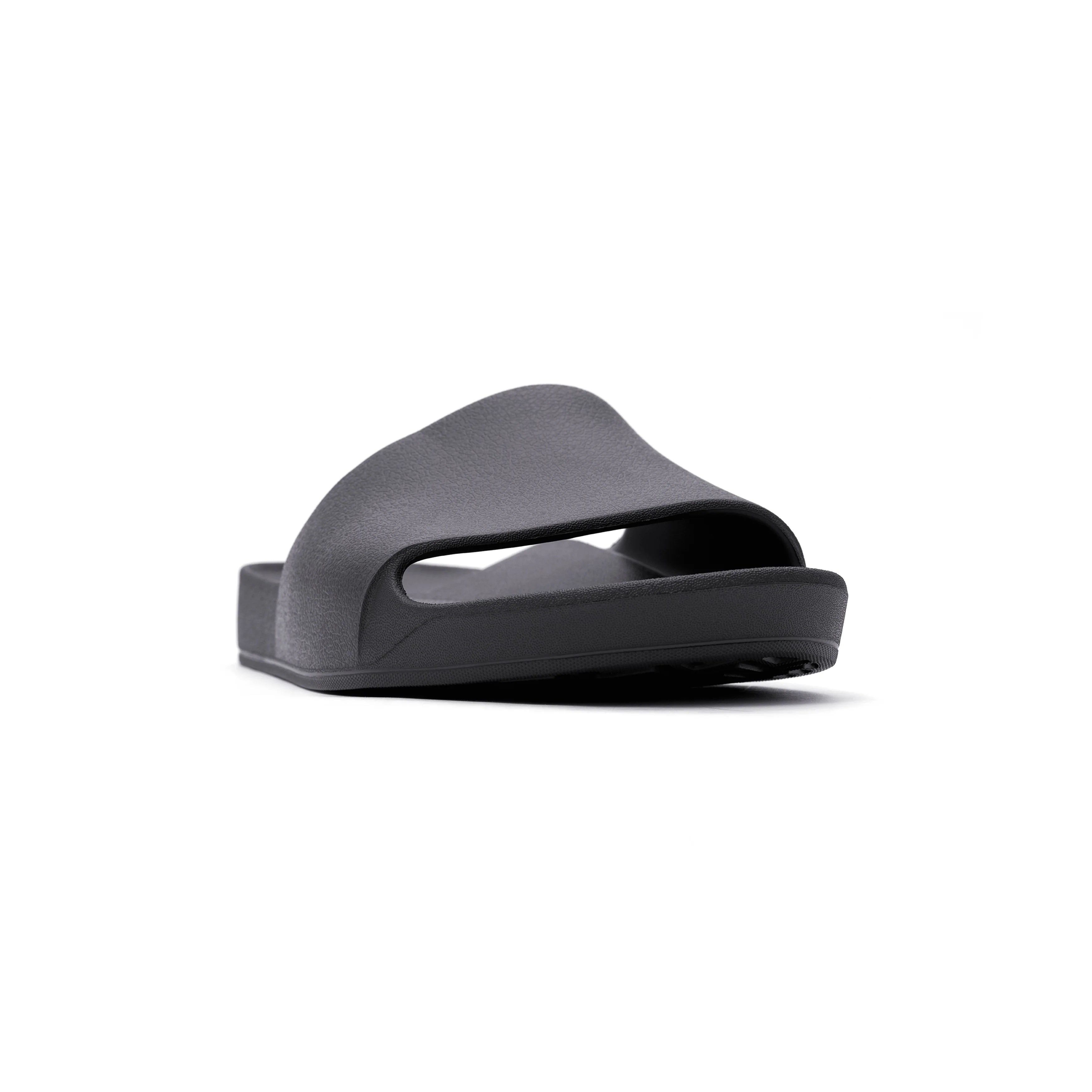 Arch Support Slides - Classic - Black - Simple Summer Slides