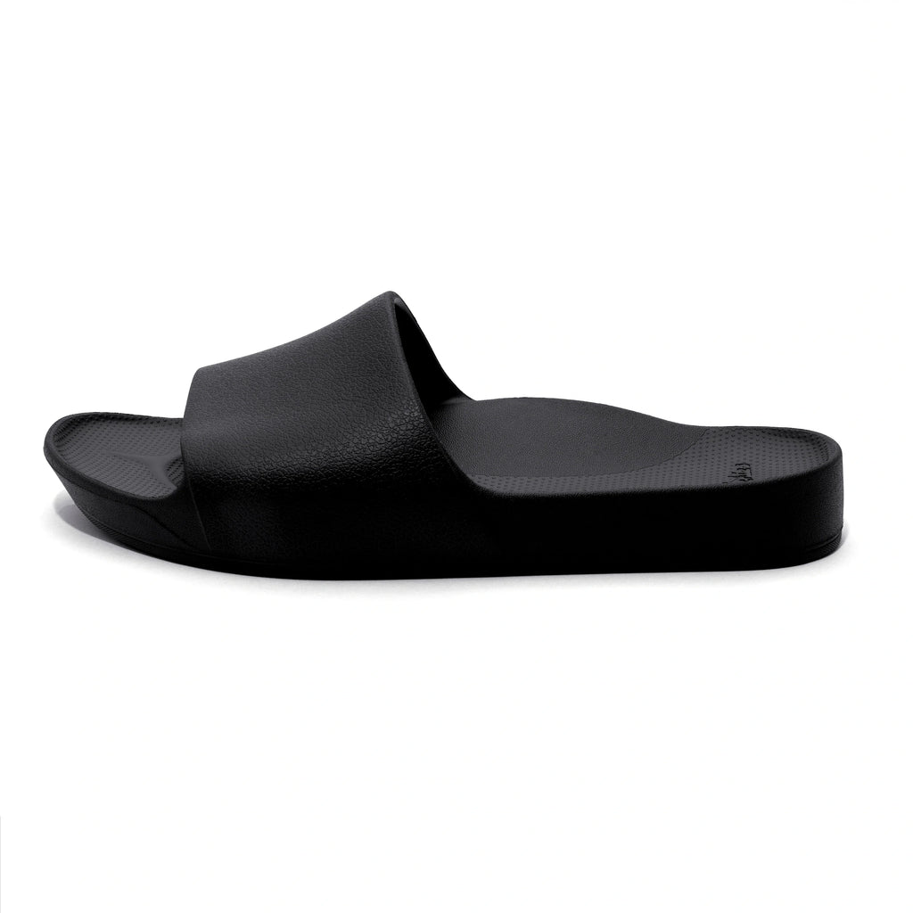 Arch Support Slides - Classic - Black - Simple Summer Slides