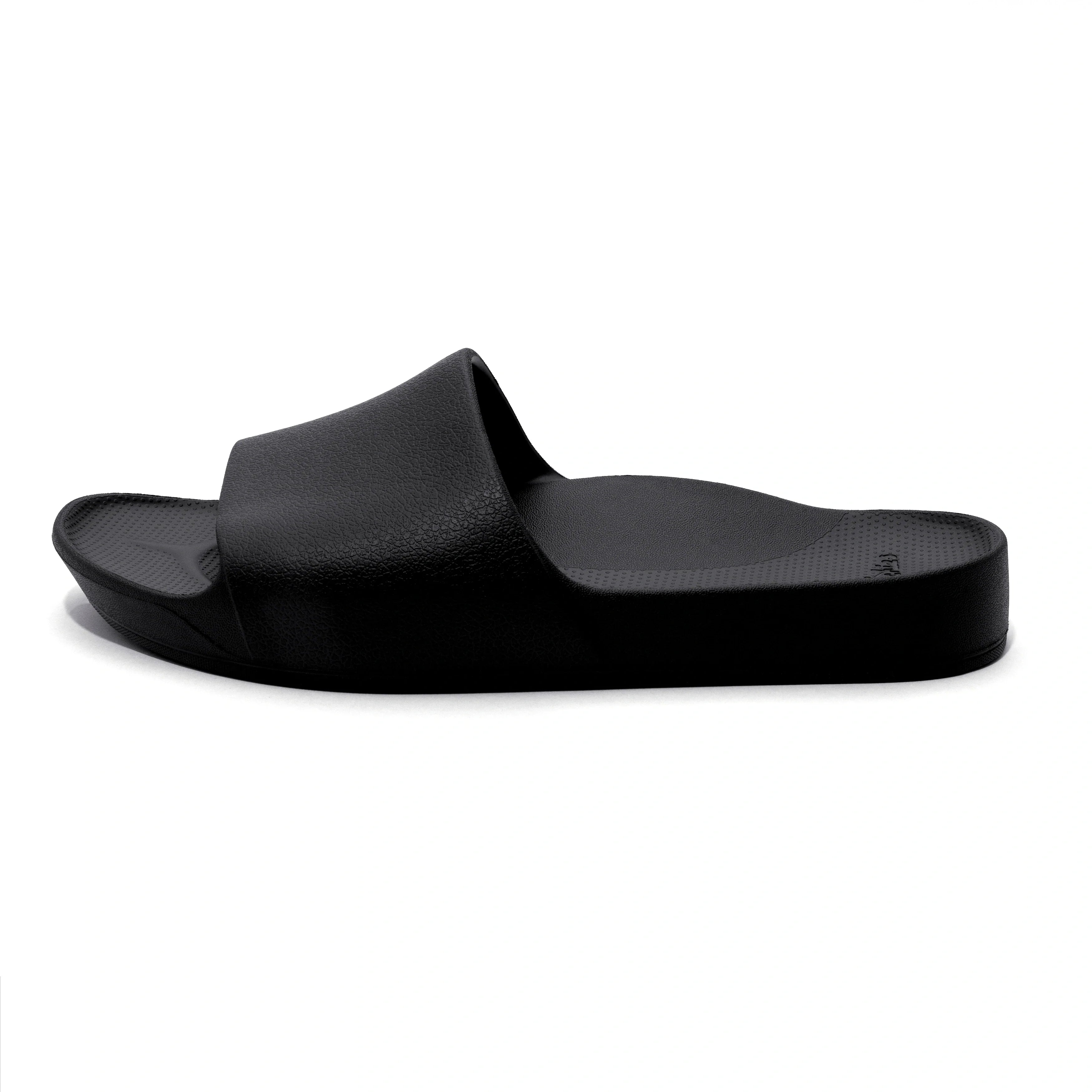 Arch Support Slides - Classic - Black - Simple Summer Slides