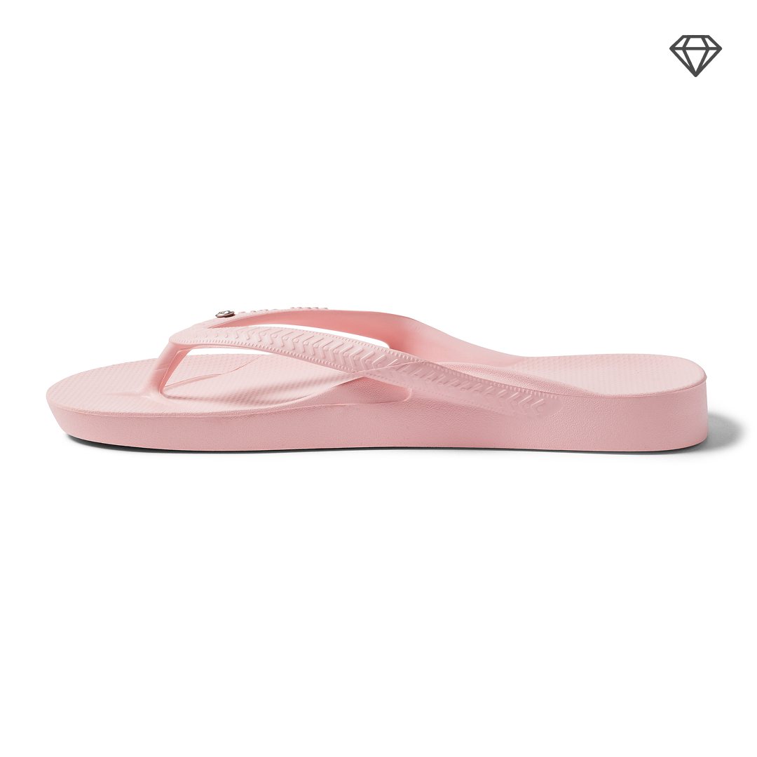 Arch Support Flip Flops - Classic - Crystal Pink - Daily Vacation Sandals