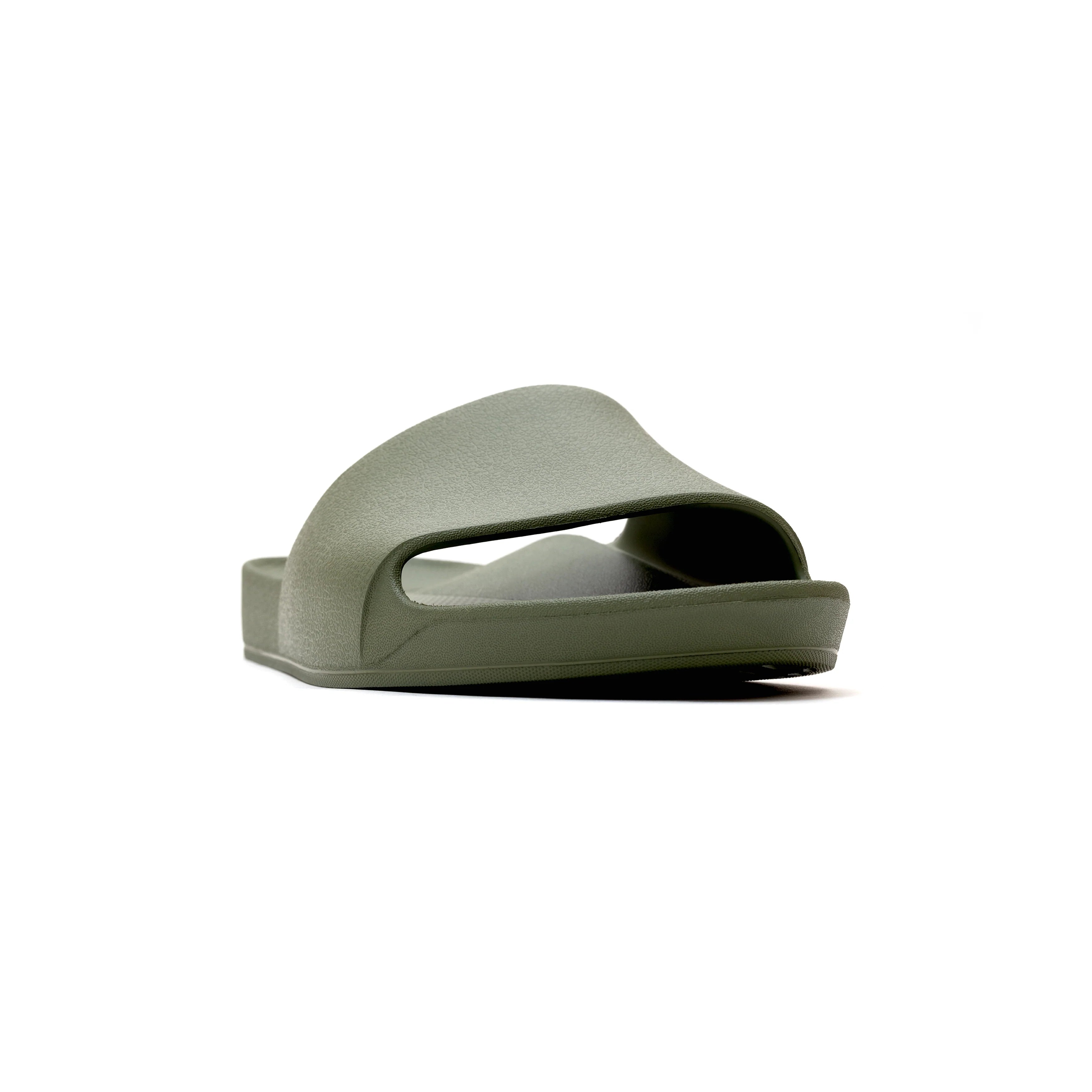 Arch Support Slides - Classic - Olive - Weekend Soft Strap Sandals