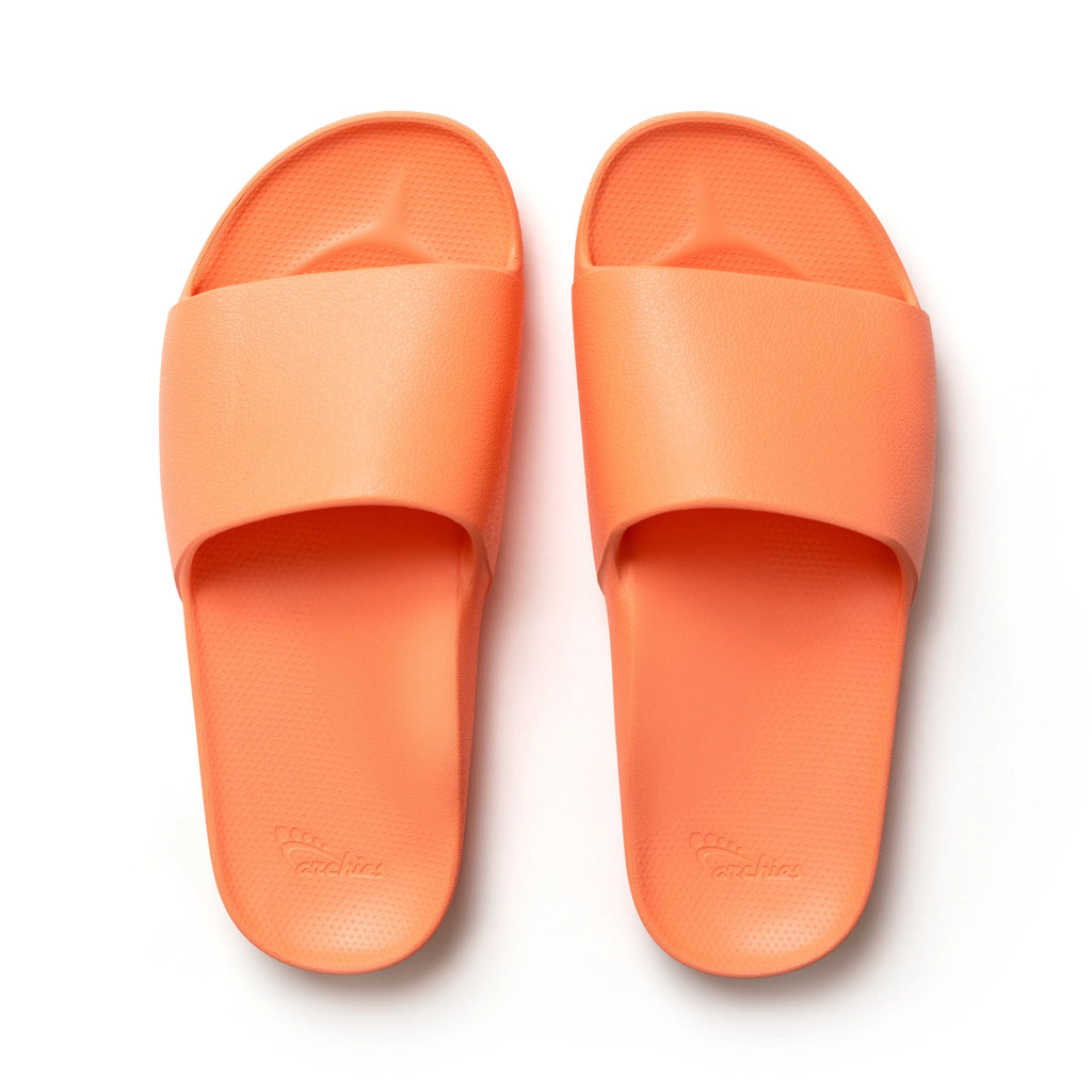 Arch Support Slides - Classic - Peach - Easy Wear Open Toe Sandals