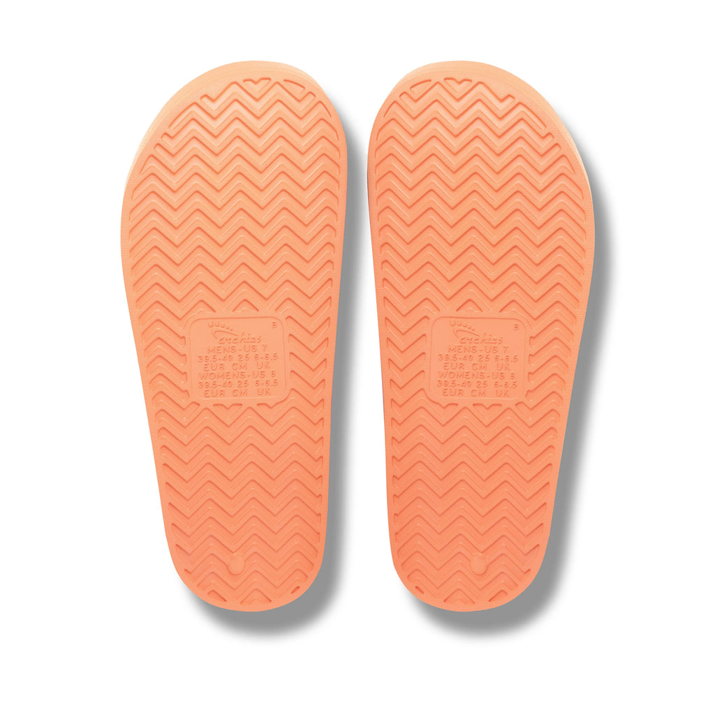 Arch Support Slides - Classic - Peach - Easy Wear Open Toe Sandals