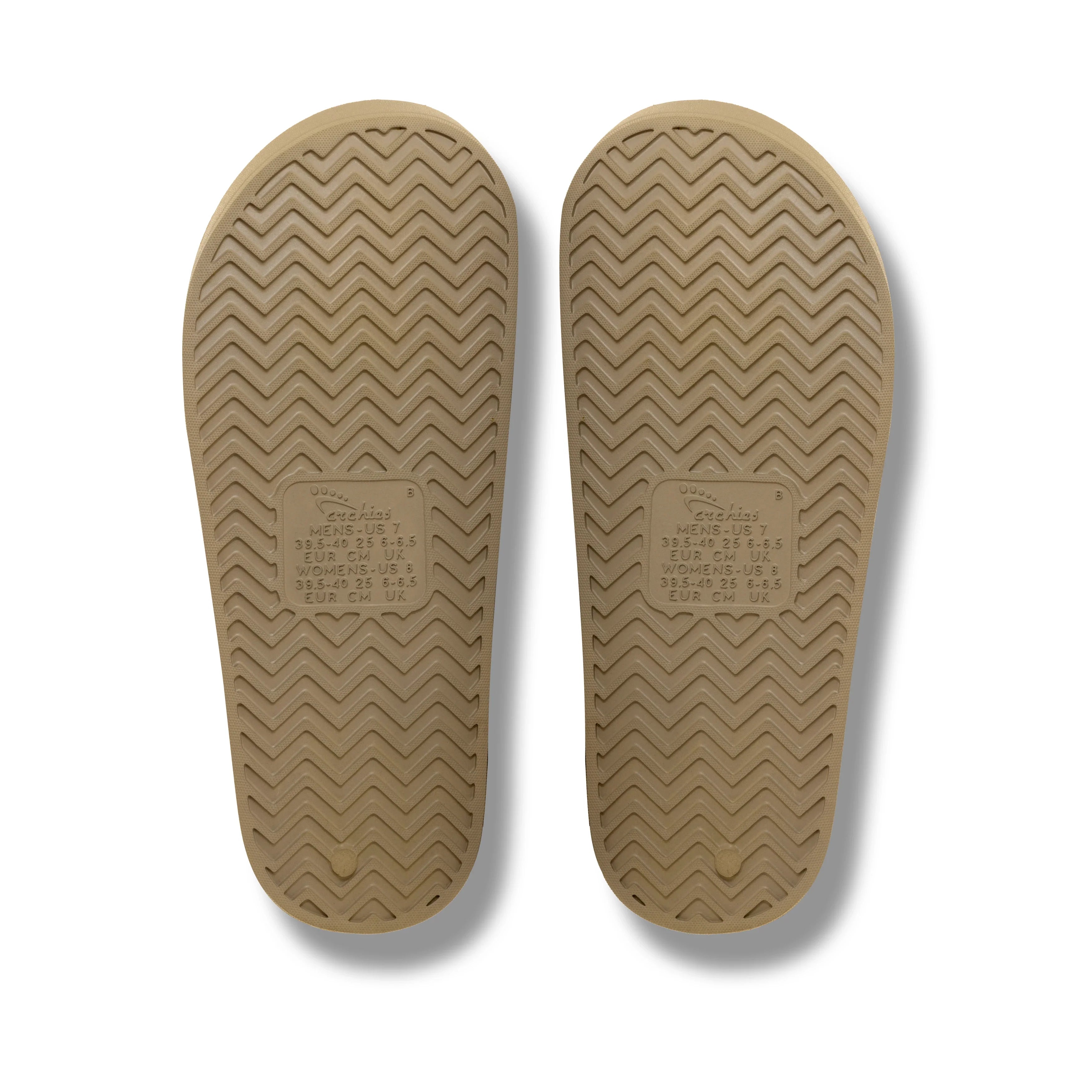 Arch Support Slides - Classic - Taupe - Daily Pool Slides