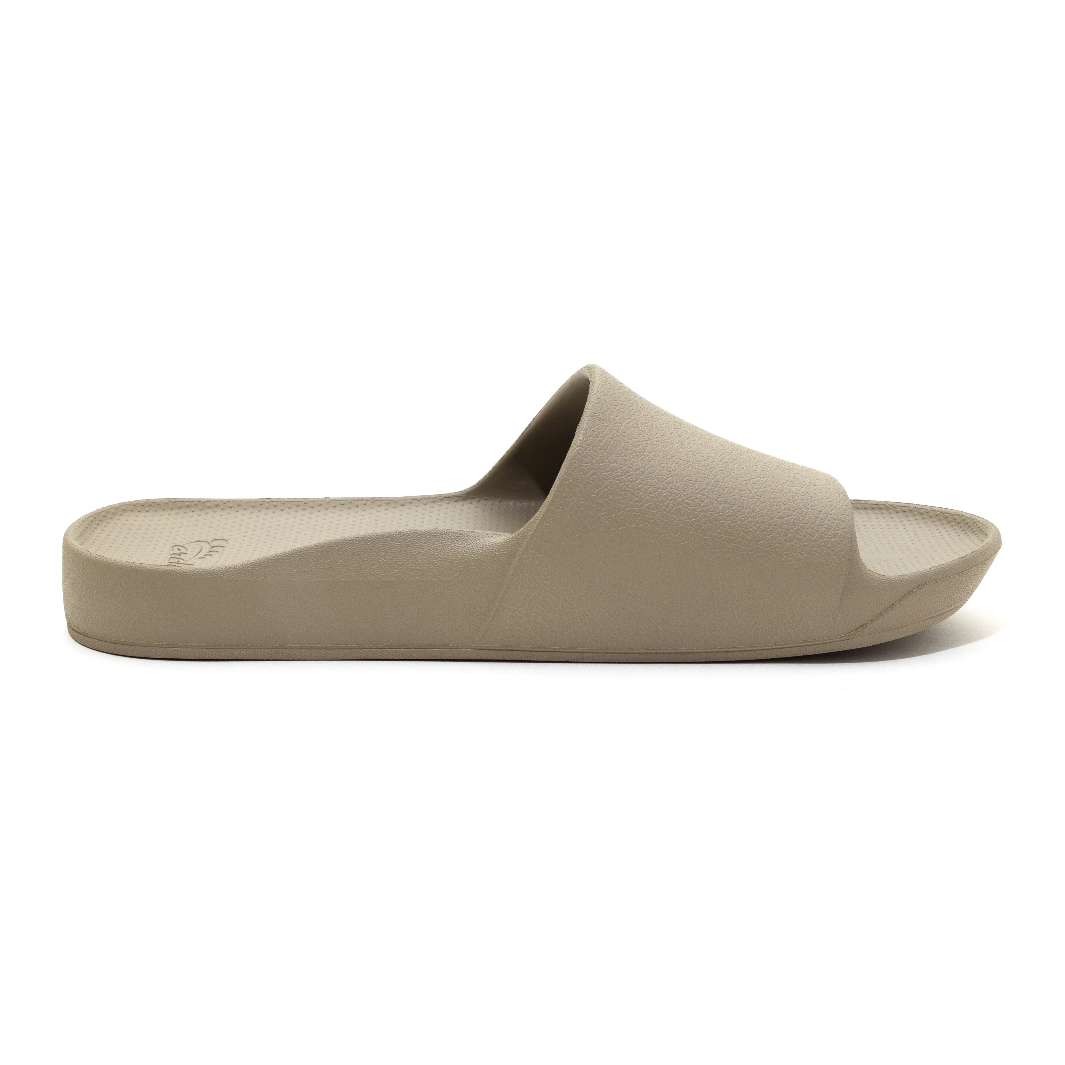 Arch Support Slides - Classic - Taupe - Daily Pool Slides