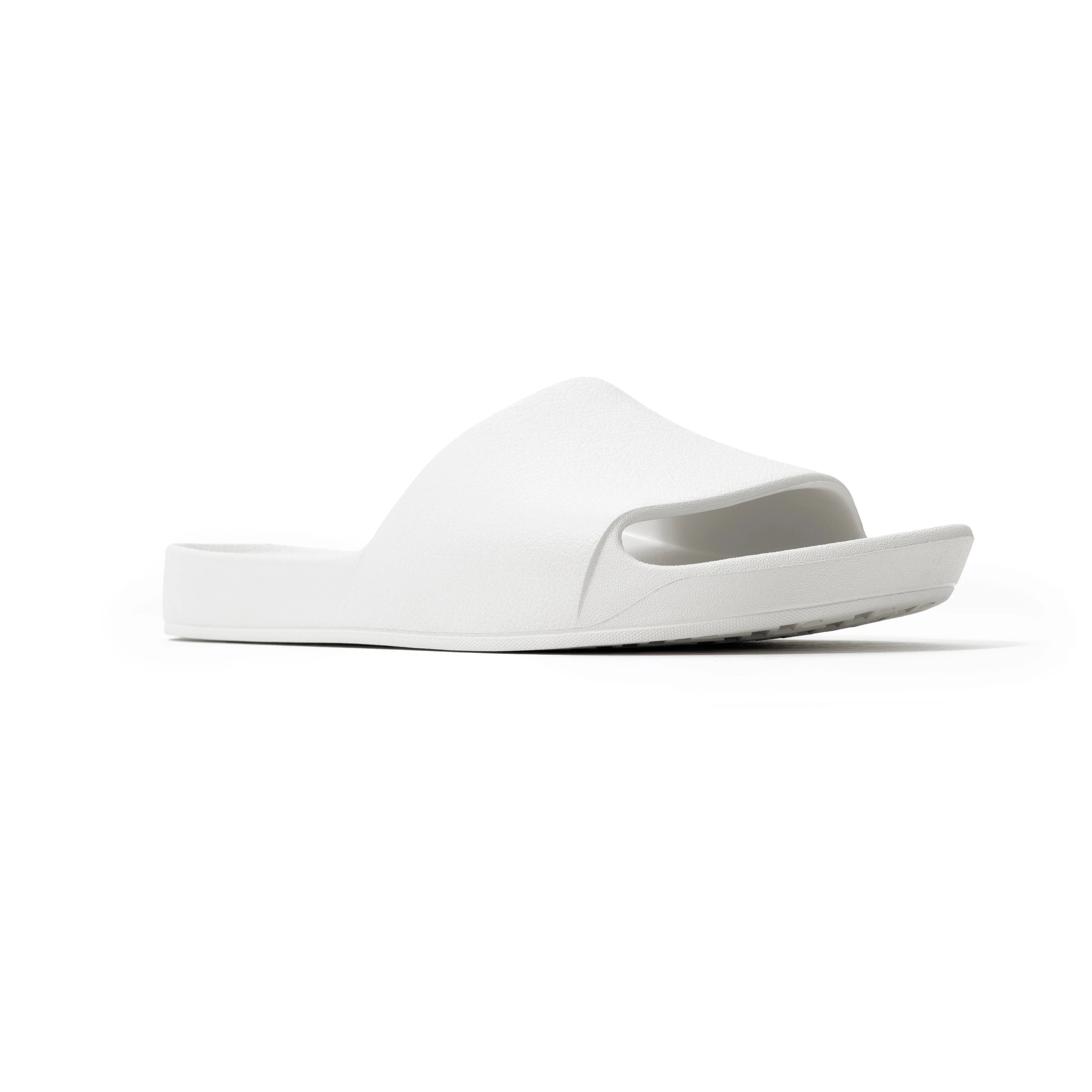 Arch Support Slides - Classic - White - Lightweight Summer Slides
