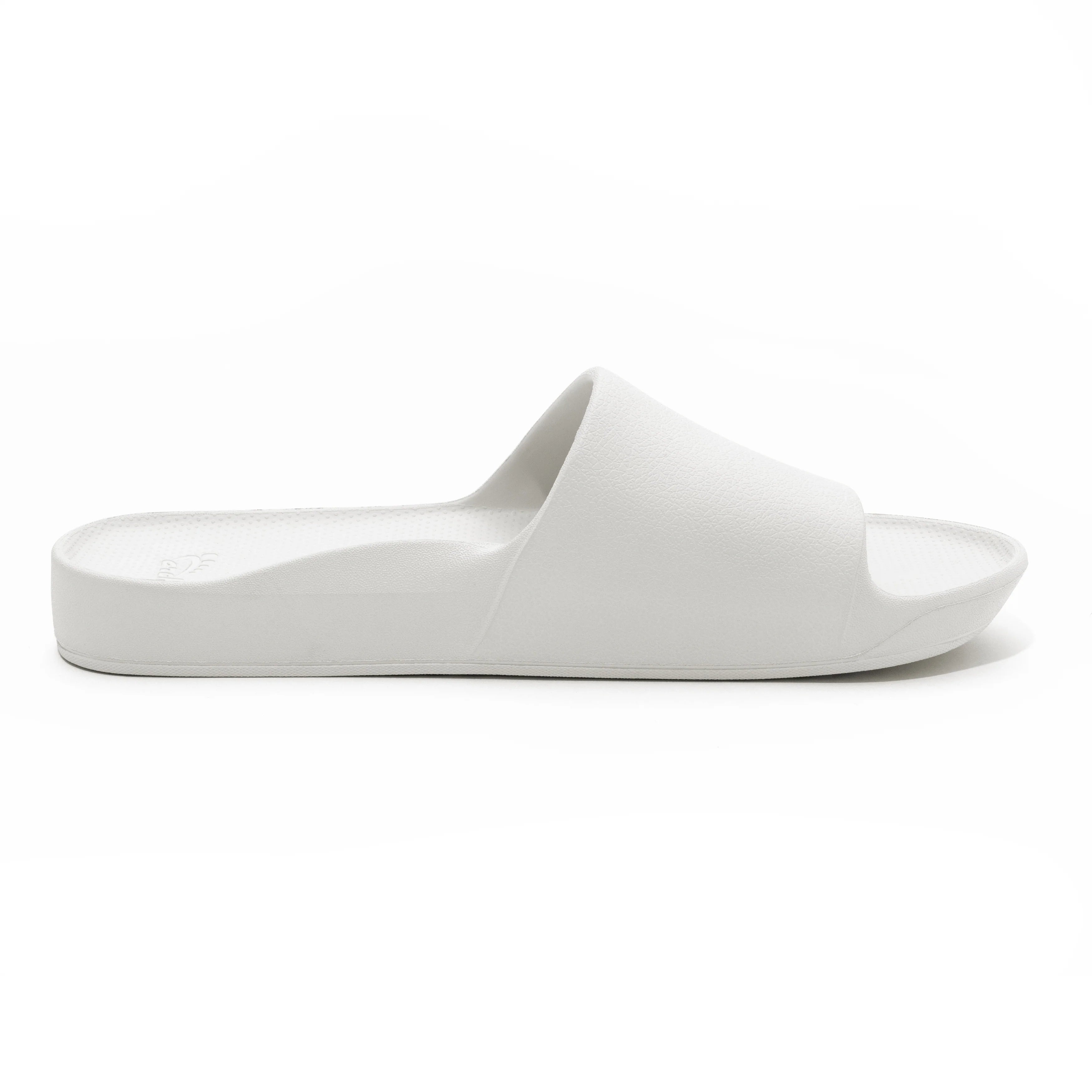 Arch Support Slides - Classic - White - Lightweight Summer Slides